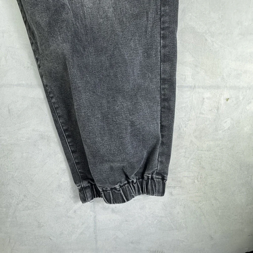 Lane Bryant Womens Boyfriend Jogger Jeans Faded Black Whisker Denim Outdoor 22